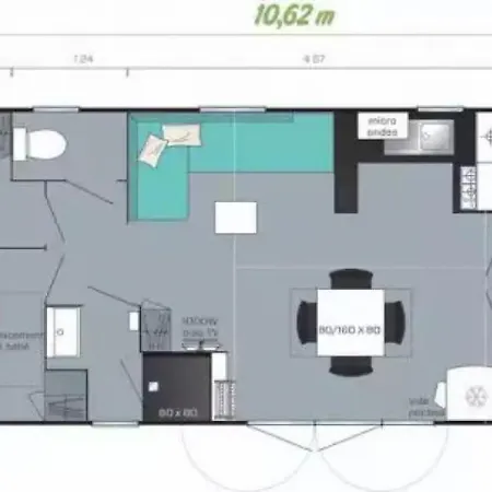 Vakantiehuis Mobilhome 4 Etoiles - Piscine - Eeaie0
